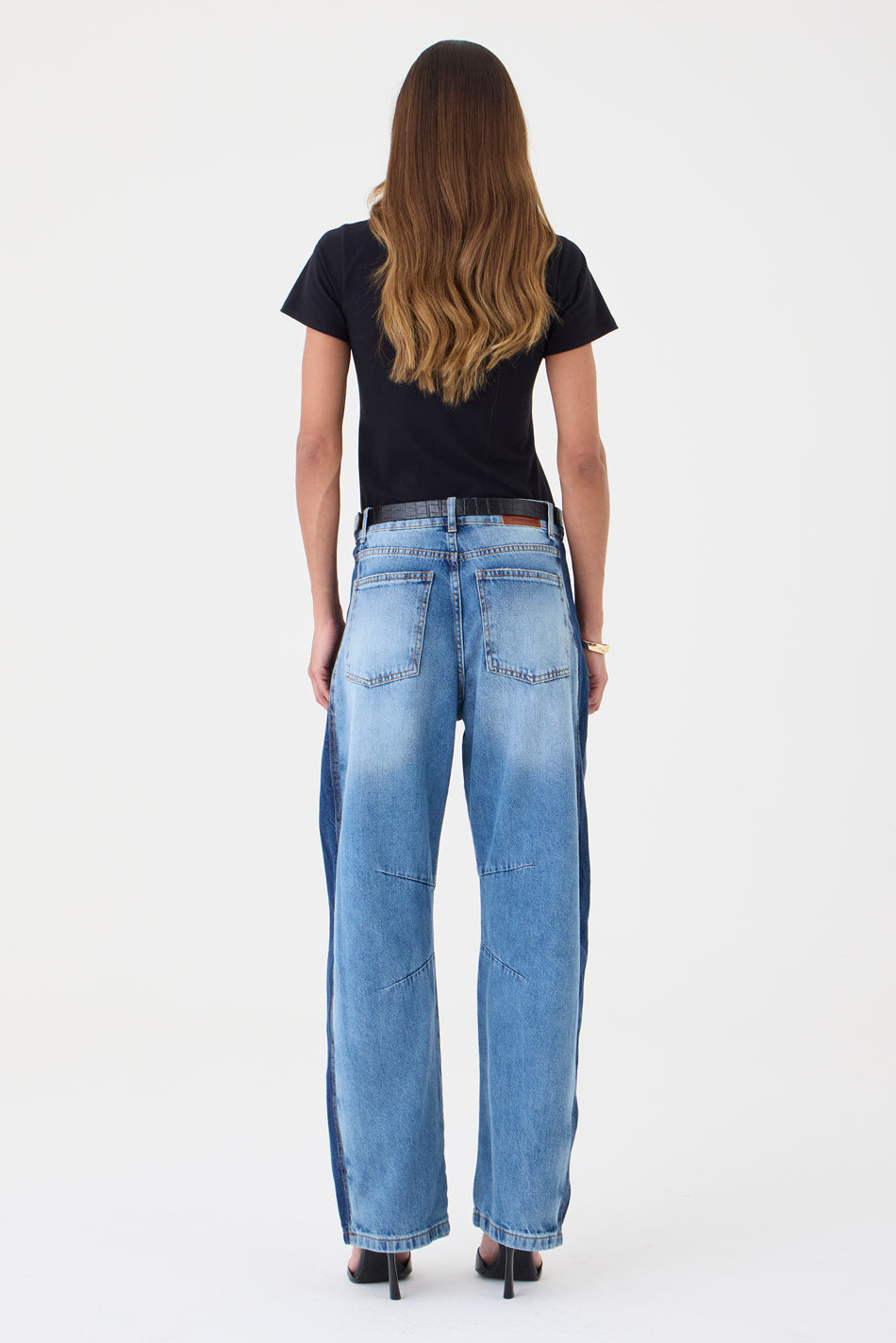 Calça Emily Barrel Patch