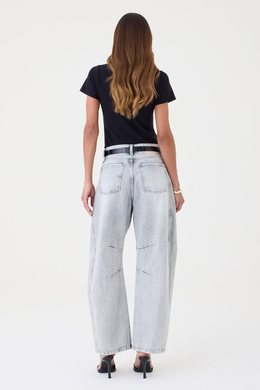 Calça Emily Barrel Gray