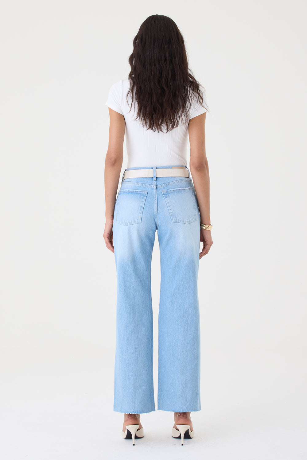 Calça Dani Straight Jeans Claro