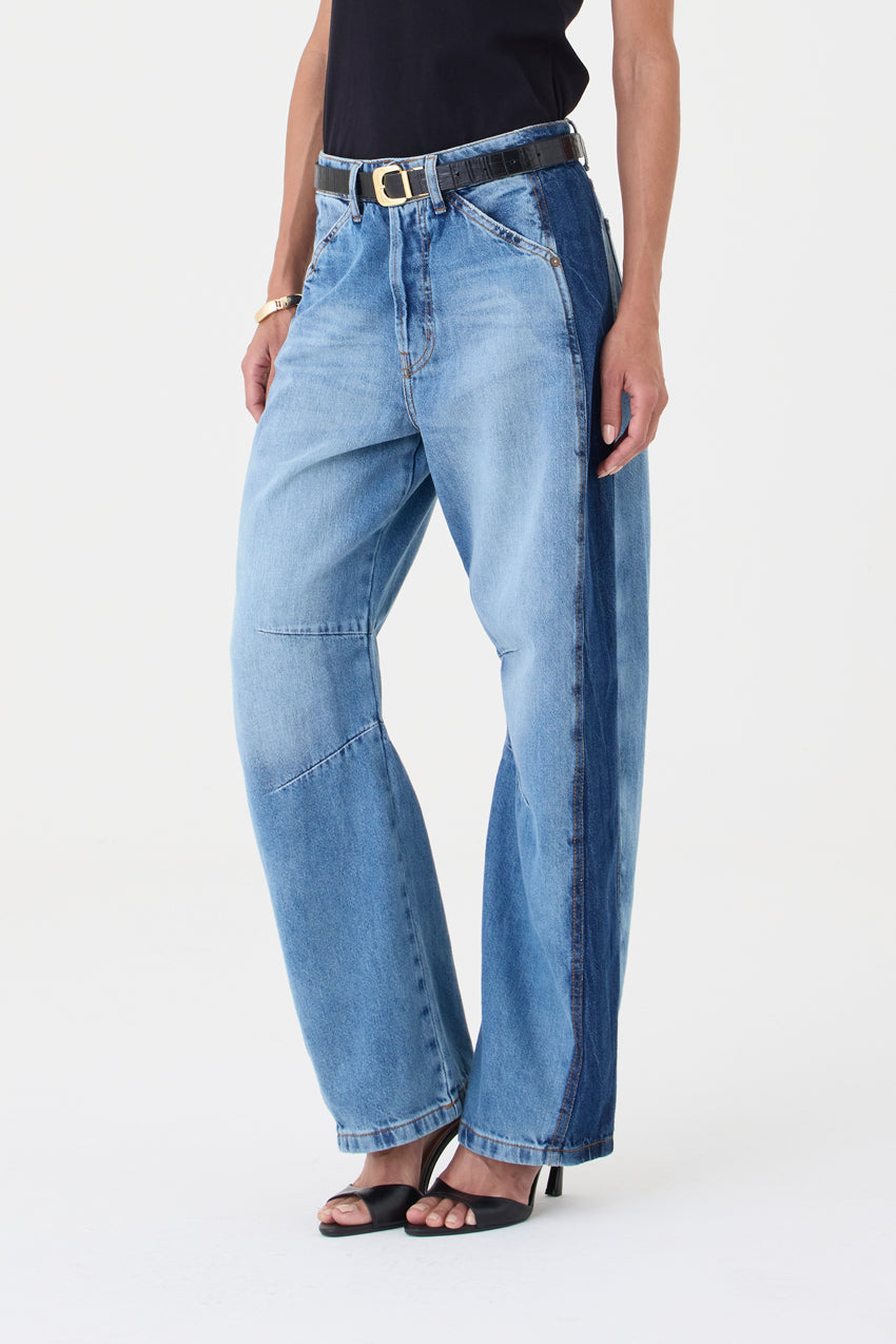Calça Emily Barrel Patch