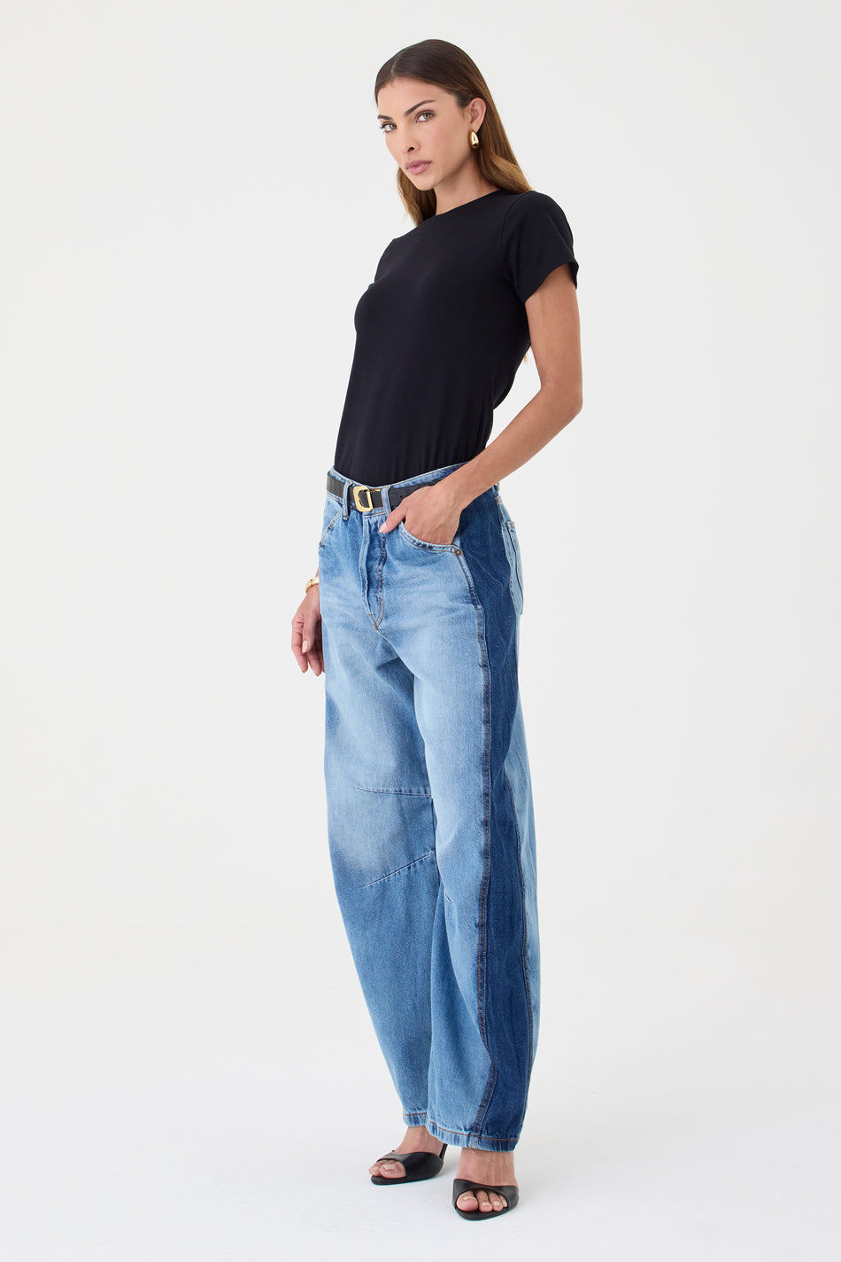 Calça Emily Barrel Patch