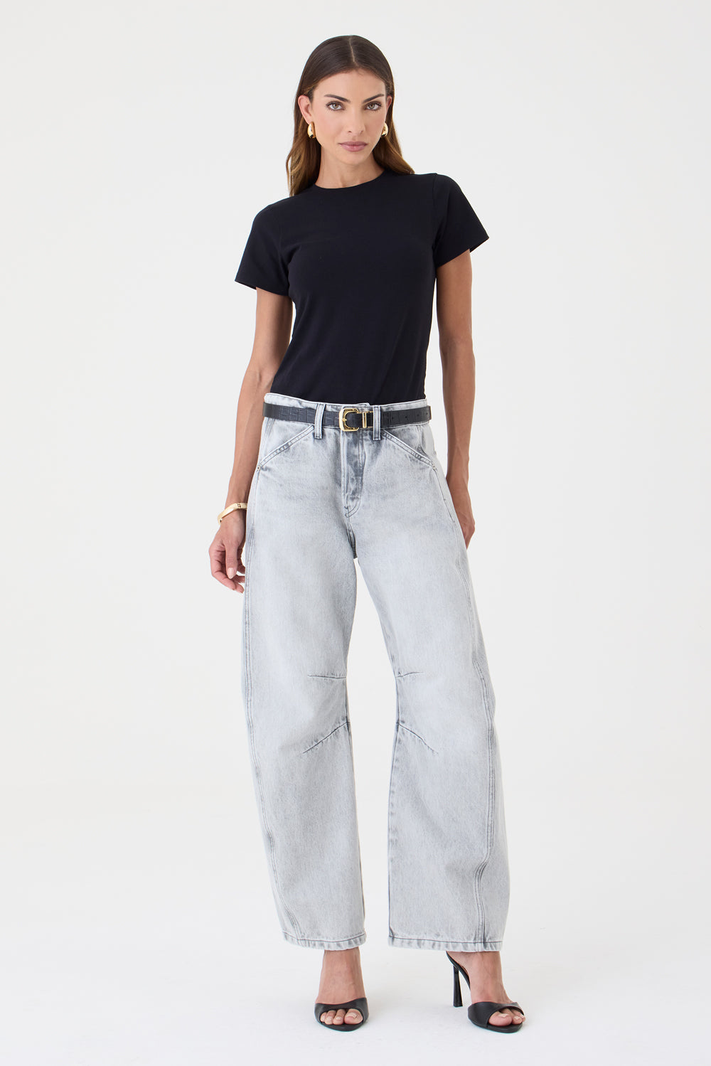 Calça Emily Barrel Gray