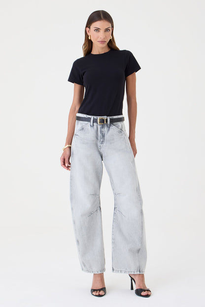 Calça Emily Barrel Gray