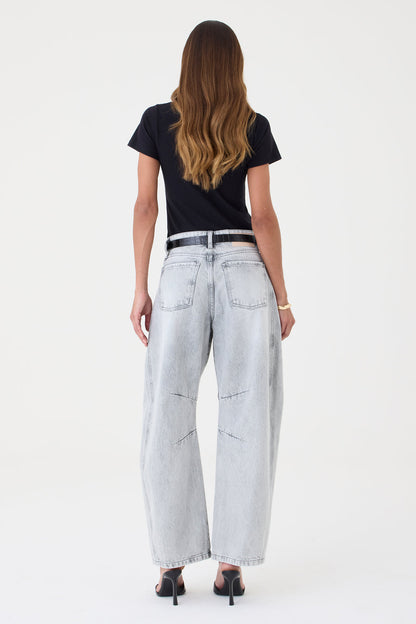 Calça Emily Barrel Gray