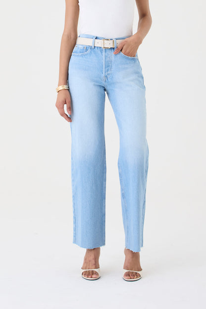 Calça Dani Straight Jeans Claro